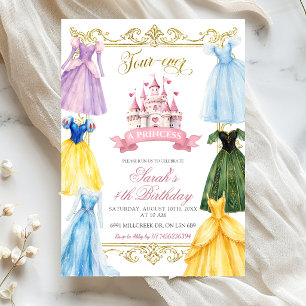 Invitación Cumpleaños de Princesa para Siempre