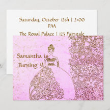 Cumpleaños de princesa rosa caprichosa