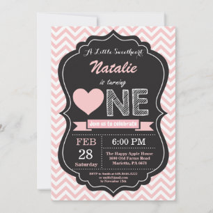 Invitación Cumpleaños de San Valentín Nuestra Pequeña Dulzura