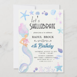 Invitación Cumpleaños de Shellebrate