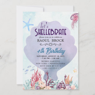 Invitación Cumpleaños de Shellebrate