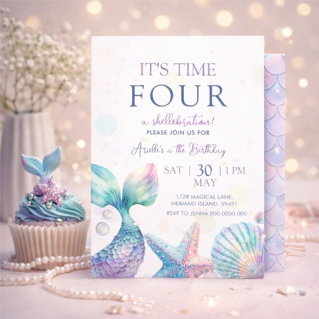 Invitación Cumpleaños de Sirena (Subido por el creador)