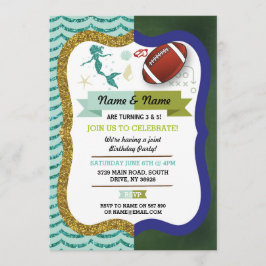 Invitación Cumpleaños de sirvienta y Chica estadounidense de