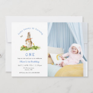 Invitación Cumpleaños de Some Bunny Boy 1er año Foto