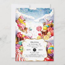 Cumpleaños de Sprinkle Candyland encantado