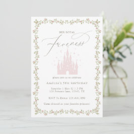 Invitación Cumpleaños de Su Alteza Real Princesa 5