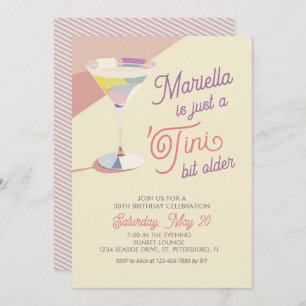 Invitación Cumpleaños de Tini Bit mayor