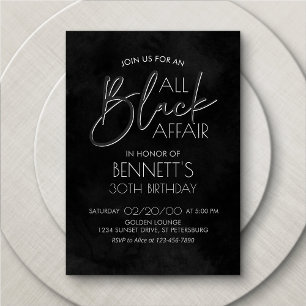 Invitación Cumpleaños de Todos los Asuntos Negros