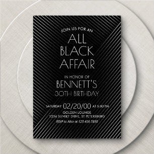 Invitación Cumpleaños de Todos los Asuntos Negros