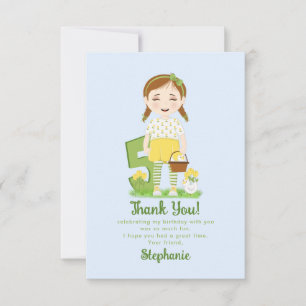 Invitación Cumpleaños de Tulipán Gracias