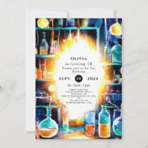 Cumpleaños de un científico de química divertida