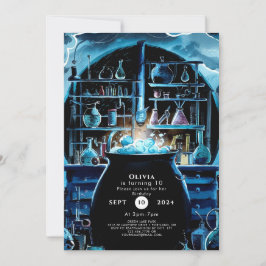 Invitación Cumpleaños de un Científico Mágico del Boho Whimsi