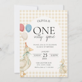 Invitación Cumpleaños de un ganso tonto
