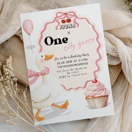 Invitación Cumpleaños de Un Ganso Tonto 1