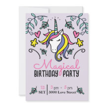 Cumpleaños de Unicornio Mágico