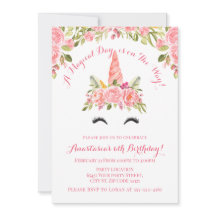 Cumpleaños de Unicornio Rosa