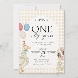 Invitación Cumpleaños de Uno Pato Lindo