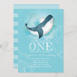 Invitación Cumpleaños de Whale Boy