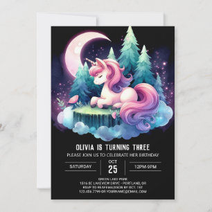 Invitación Cumpleaños de Whimsy Boho Horse