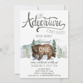 Invitación Cumpleaños de Woodland Adventure