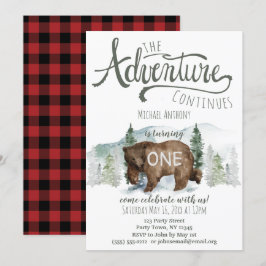 Invitación Cumpleaños de Woodland Adventure