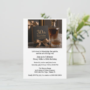 Invitación Cumpleaños del 30º hito Envejecido a la perfección