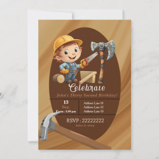 Invitación Cumpleaños del artesano