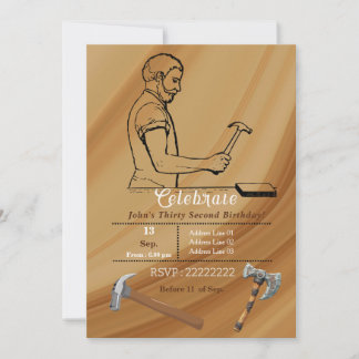 Invitación Cumpleaños del artesano