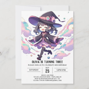 Invitación Cumpleaños del Asistente Digital de personalizados
