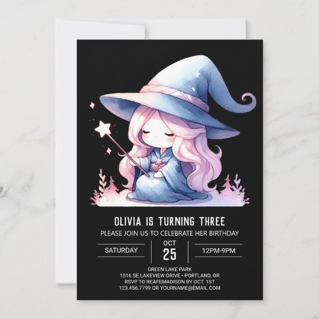 Invitación Cumpleaños del Asistente Digital Pastel (Anverso)