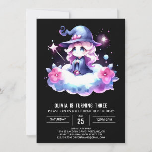 Invitación Cumpleaños del Asistente Majestic Whimsical