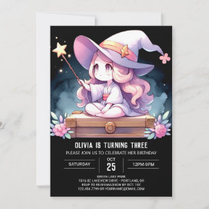 Invitación Cumpleaños del Asistente para niños minimalistas