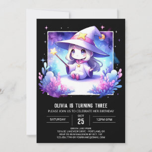 Invitación Cumpleaños del Asistente para soñar minimalista