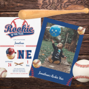 Invitación Cumpleaños del Béisbol   Foto 1º cumpleaños