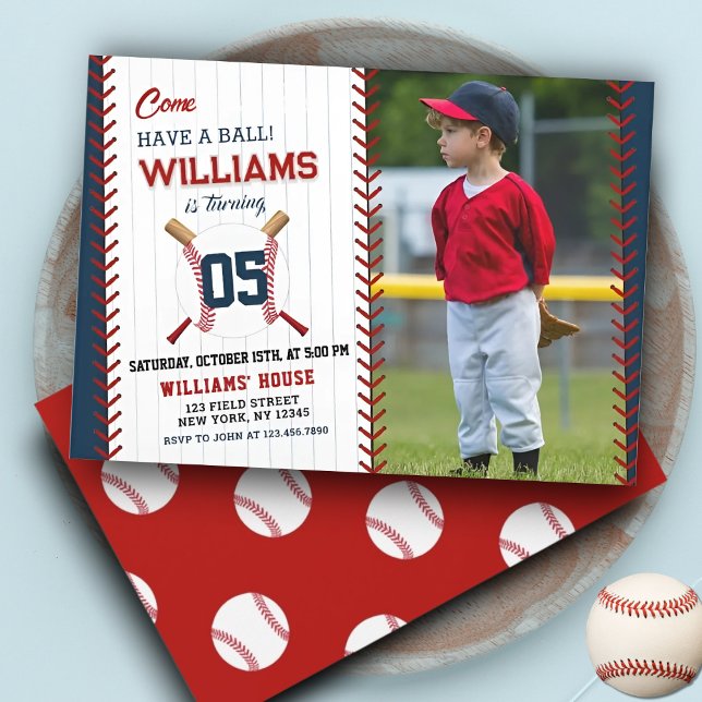 Invitación Cumpleaños del Béisbol | Ven a tener un Fiesta de  (Subido por el creador)