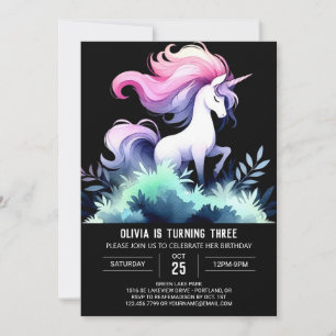 Invitación Cumpleaños del caballo digital