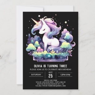 Invitación Cumpleaños del Caballo Dulce Digital