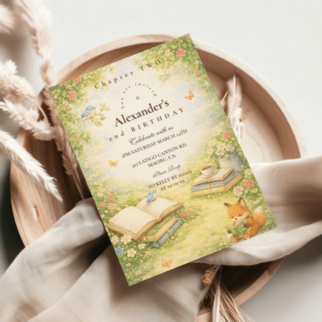 Invitación Cumpleaños del Capítulo Dos del Libro de Cuentos (Subido por el creador)