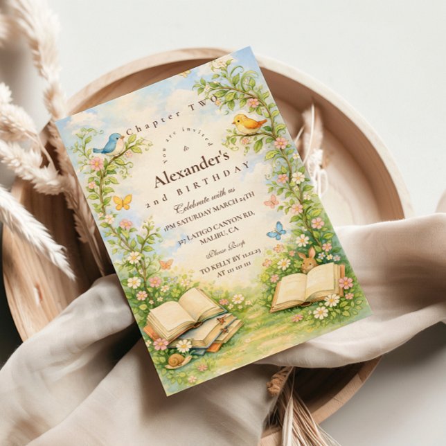 Invitación Cumpleaños del Capítulo Dos Historia del Bosque (Subido por el creador)