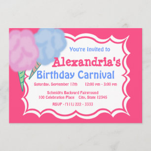 Invitación Cumpleaños del Carnaval