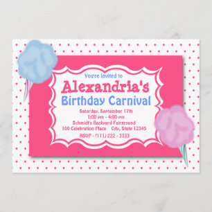 Invitación Cumpleaños del Carnaval