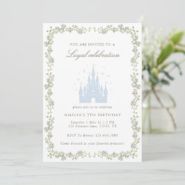 Invitación Cumpleaños del Castillo de la Princesa Real Cuento
