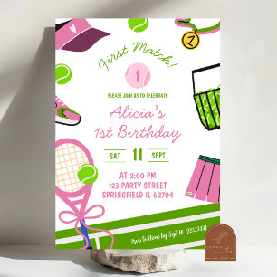 Invitación Cumpleaños del Chica Rosa