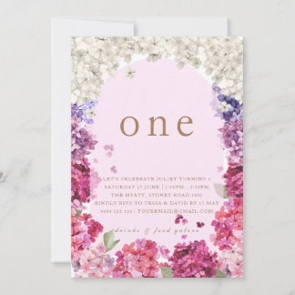 Invitación Cumpleaños del cielo floral