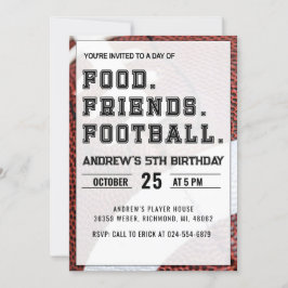 Invitación Cumpleaños del deporte personalizado