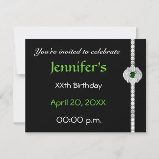 Invitación Cumpleaños del diamante
