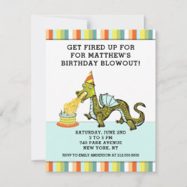 Invitación Cumpleaños del Dragon