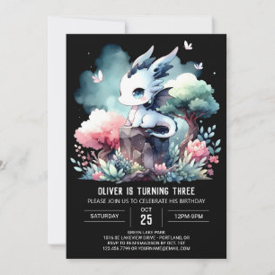 Invitación Cumpleaños del Dragón de la Fantasía Digital