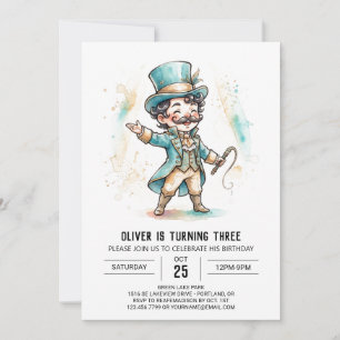 Invitación Cumpleaños del Emperador del Circo Juguetón