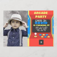 Cumpleaños del Fiesta Retro Gaming de Boy Arcade c